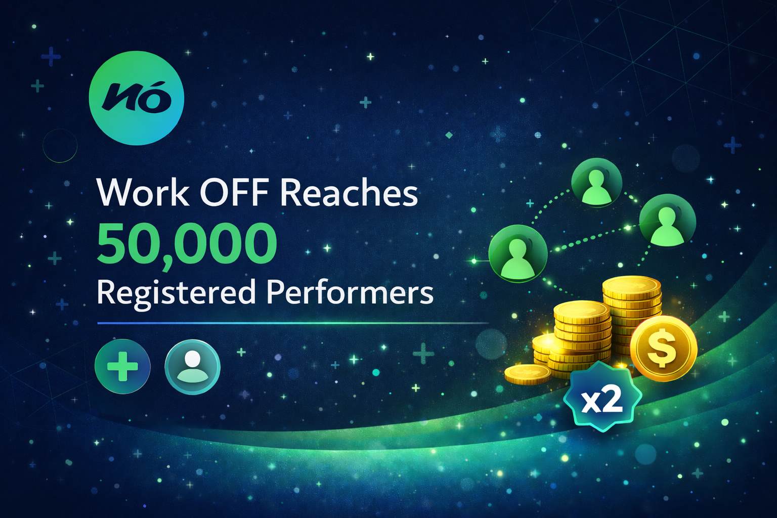 Work OFF Reaches 50,000 Registered Performers